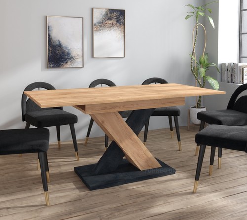 Modern dining table - dining, extendable