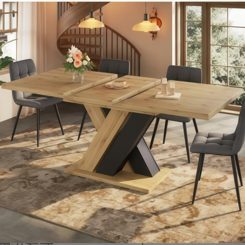 Extendable dining table and - extendable, 4
