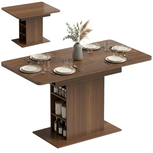 Homcom extendable dining - dining, table