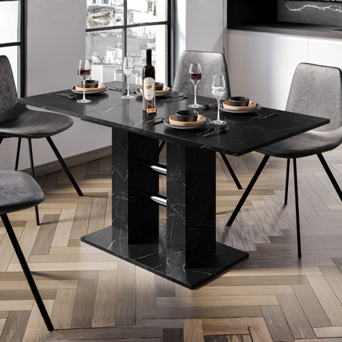 Small dining table - table, extendable