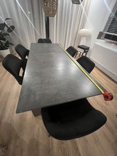 Grey Extendable Dining Table