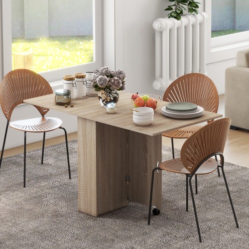 Foldable dining table - dining, 4-6