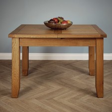 Rustic Oak Extending Dining